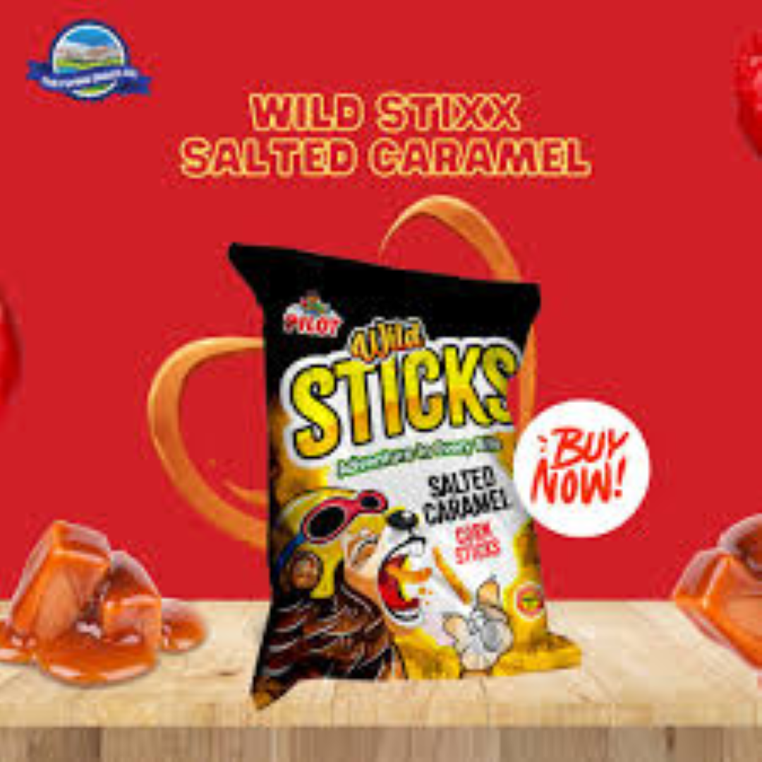 PILOT WILD STICKS SALTED CARAMEL 35G
